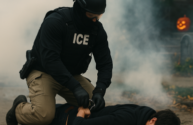 हेलोविनमा संघीय सरकारको आतंक, बालपरेडमै टियर ग्यास र छापा